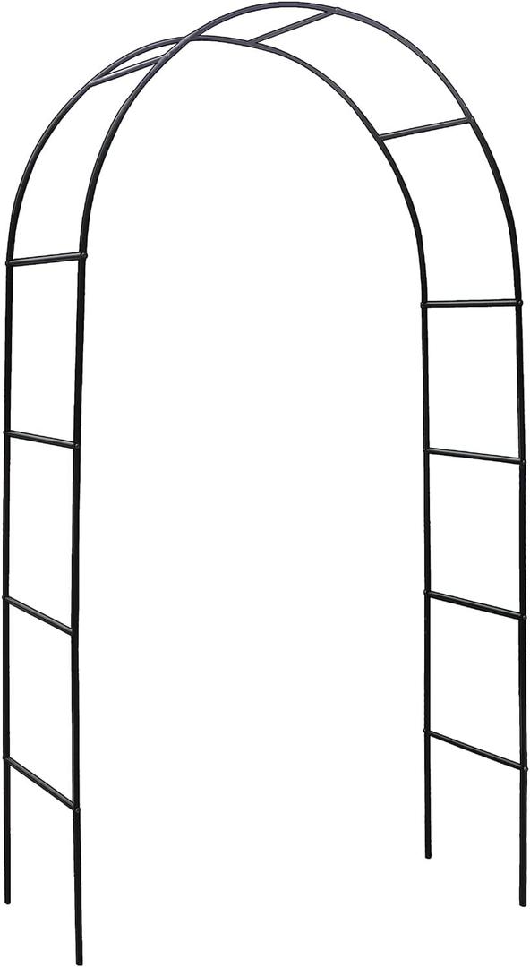 Metal Pergola Arbor, Outdoor Flower Garden Arch Trellis, Steel Garden Arbor for Climbing Plants, Wedding Decoration,