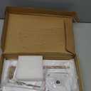 HISUNSING Universal Projector Ceiling Mount with Tray, Projector Mount Hidden Cable Routing, Height Adjustable up to 22.8 inches, Holds up to 11 lbs, Ideal for Home Theater and Office - White