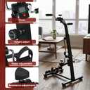 Adjustable Pedal Exerciser Bike for Seniors with a Pair of Gloves