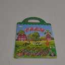 Benresive Reusable Sticker Book for Toddlers 2-4 Years, 3 Sets Travel Stickers for Kids, Waterproof Sticker Books for Toddlers 1-3, Crafts Activities for Todddlers 1-3 2-4 3-5