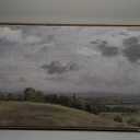 InSimSea Framed Canvas Wall Art Vintage Decor, WildField Landscape Painting Wall Decor, Modern Farmhouse, Rustic Wall Art for Living Room Bedroom, French Country Decoration, 24"x36"