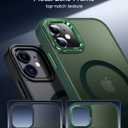 LeYi for iPhone-11 Phone Case Green Compatible with MagSafe Magnetic[ Screen Protector X2 + Camera Cover X2]Funda Para ipone 11case Military Grade Protective Cover Cases for i Phone 11 iphone11,Green