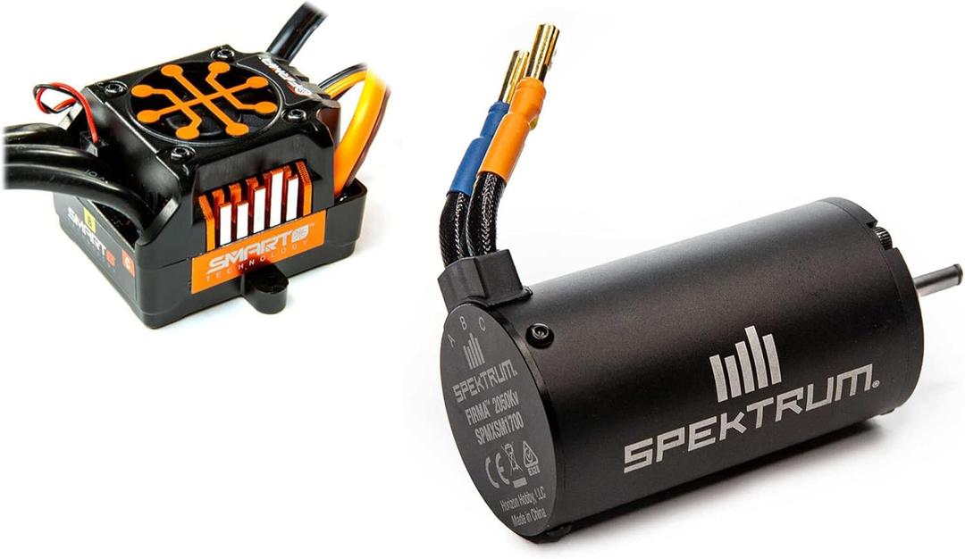 Spektrum Firma 150A Brushless Smart ESC / 2050Kv Sensorless Motor Combo, SPMXSEMC05, Black