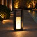 18-Inch Outdoor Solar Lanterns Waterproof IP65，LED Floor Lamp