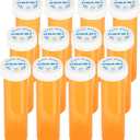 Plastic Medicine Pill Bottles with Child Resistant Caps - Push Down and Turn - Prescription Vial, Medicine Container, Pill Cases Dispenser Organizers (12pcs, 60 Dram)