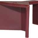 Modern Door Stop  Plastic Door Stopper for Hinged- Easy Install Mounted Hinge Stop Restrictor - Opening Stopper Wedge for Home - Ideal for Hotels, Hospitals & Schools - Red