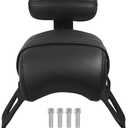 Motorcycle Passenger Seat Backrest Rear Sissy Bar Replacement for Indian Scout Bobber ABS Sixty Twenty Rogue 2018-2023 Detachable Backrest(black)