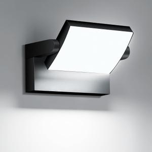 Outdoor Wall Lights 40W 350  Adjustable Modern Security Commercial Exterior Wall Mount Fixture 6000K Waterproof Black Floodlights Yard Wall Mount Garage Barn Yard Lights