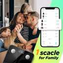 Scale for Body Weight and Fat Percentage, RunSTAR Digital Accurate Bathroom Smart Scale with Large Display, FSA&HSA Eligible 13 Body Composition Analyzer Sync App (Black)