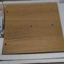 TEAMIX 2 Tiers Desktop Monitor Stand Riser 20 Inch Printer Stand with Storage Small TV Riser Laptop Wooden Desk Organizer Shelf Bookshelf Maple (Natural Maple, 2 Tiers)