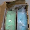 3DHoJor Matte PLA Filament 1.75mm, Upgrade Matte 3D Printer PLA Filament, 1KG*2 Bundle Cardboard Spool 3D Printing Filament for 3D Printers(Matte Green+Blue 2Pack)