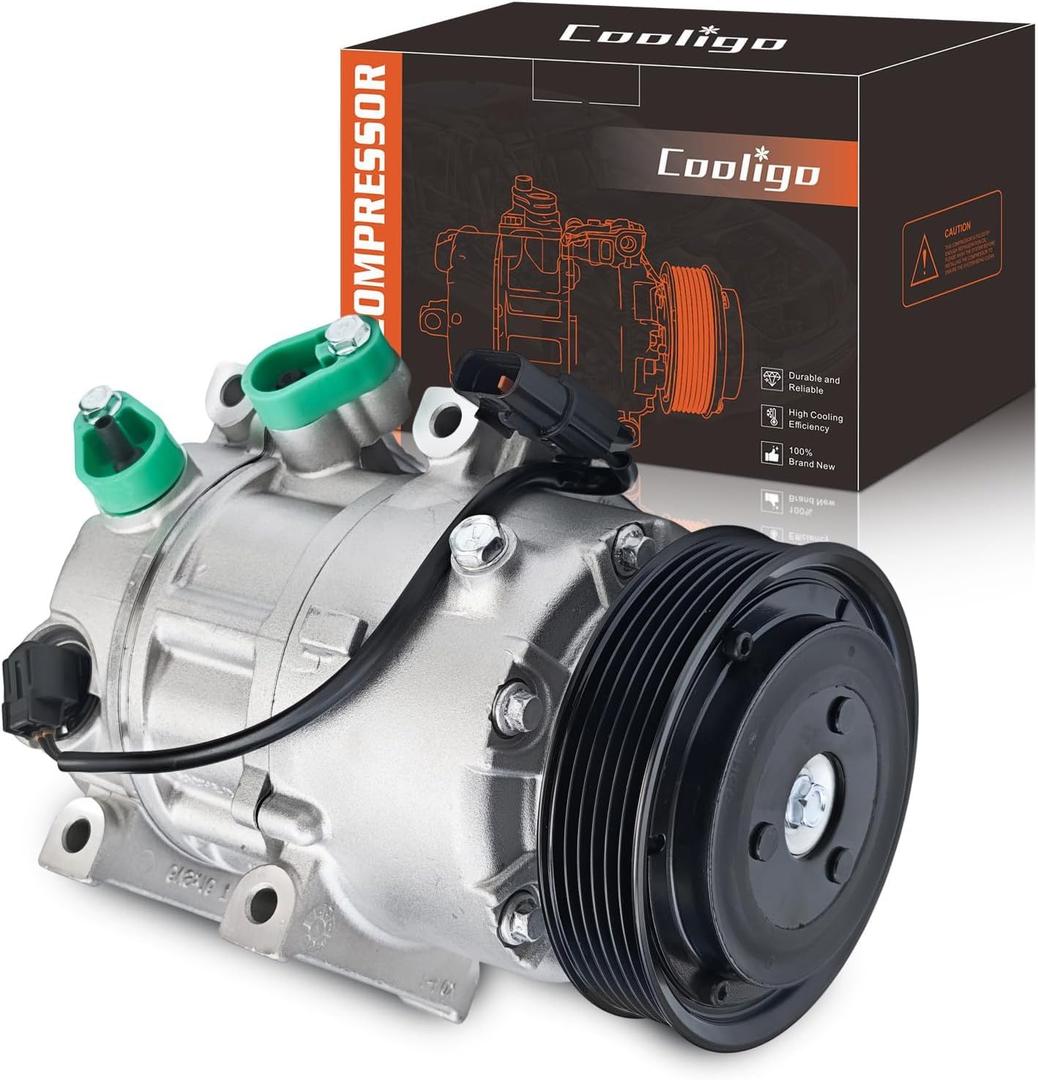 CO11218C Air Conditioning Compressors Compatible with 2011-2014 Sonata 2.0L, 2011 Optima 2.0LAC Compressorwith A/C Clutch, Replaces 977013R000, 977013R000RU
