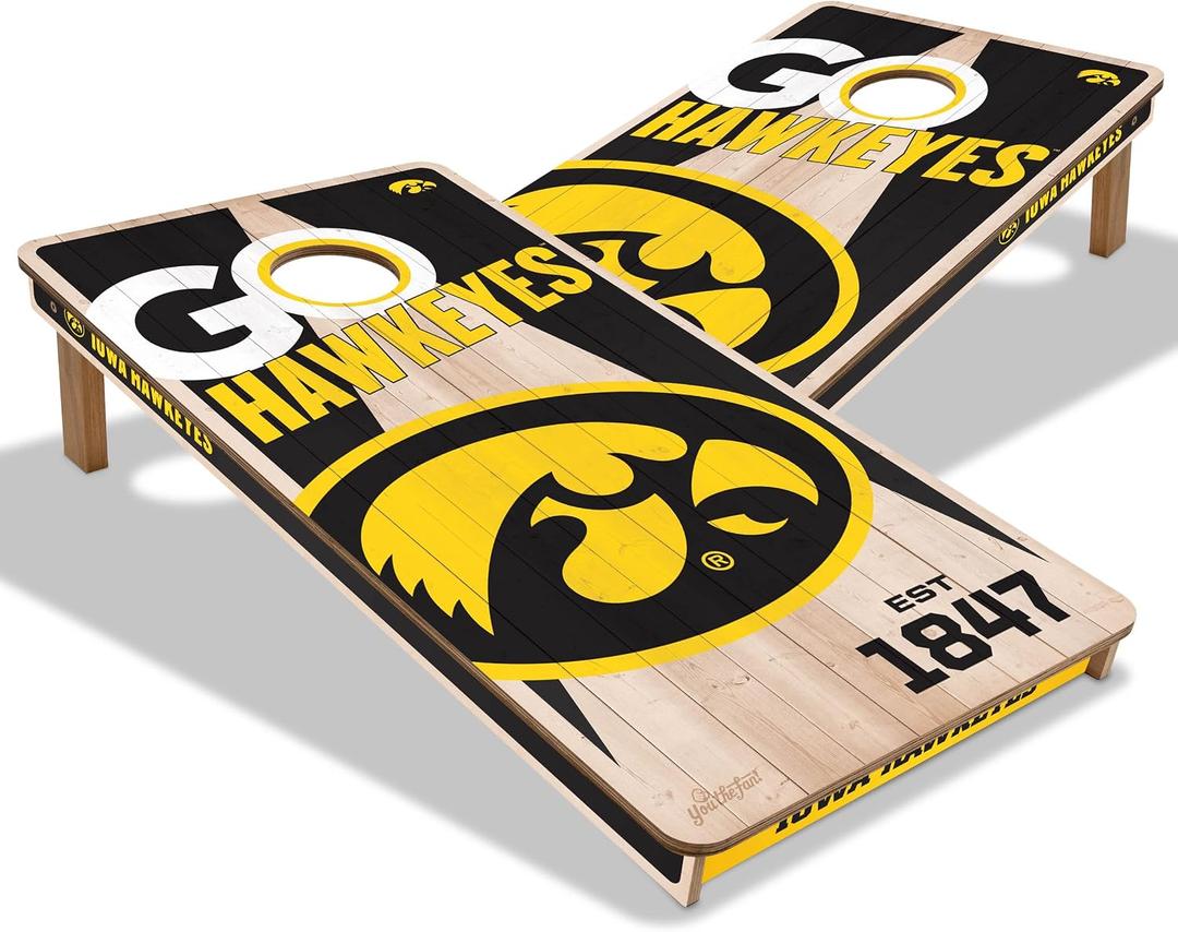YouTheFan NCAA 2 x 4 Professional Wood Cornhole Game