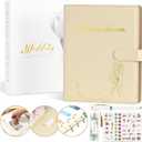 Comprehensive Wedding Planner Book and Organizer for Bride, Wedding Planning Book and Organizer Binder, Engagement Gift for Bride (Pale Beige)