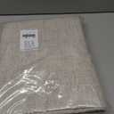 NICETOWN 100% Blackout Linen Curtains 90" Long for Bedroom, Thermal Insulated Living Room Curtains with Liner, Farmhouse Style Linen Blend Window Draperies for Dining Room (2 Panels, 52" W, Natural)