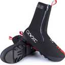 CXWXC Cycling Shoe Covers Neoprene Waterproof,Winter Thermal Warm Full Bicycle Overshoes for Men Women,Road Mountain Bike Booties (XX-Large)