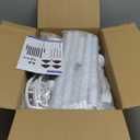 White Corner Shower Racks for Inside Shower - Heavy Duty Rustproof Stainless Steel Stand Shower Organizer with 4 Adjustable Shelves,No-Drill Free Standing for Bathroom, Bathtub,54" to 114" Tall