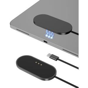 Magnetic Wireless Charger for iPad Pro 11 (2024/2025 M4) ONLY, 45W Fast Charging Smart Connector Charger, Aluminum Alloy Wireless Charging Pad