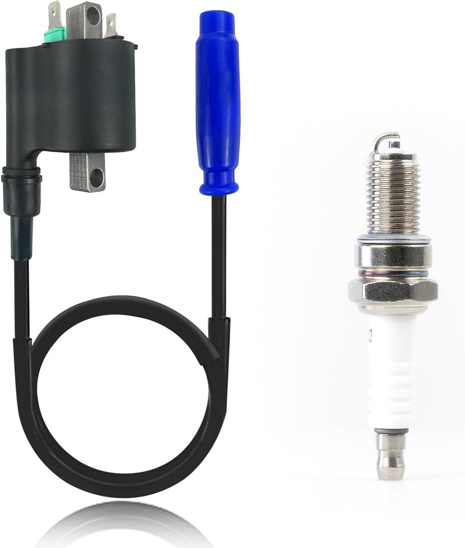 21121-0039 Ignition Coil Spark Plug & Cap For Kawasaki Brute Force 750 KVF750 4x4i 2008-2022 Teryx 750 KRF750 2009-2013 Teryx4 800 KRT800 2014-2022 Teryx 800 KRF800 2015-2022 21130-1071 21121-0721