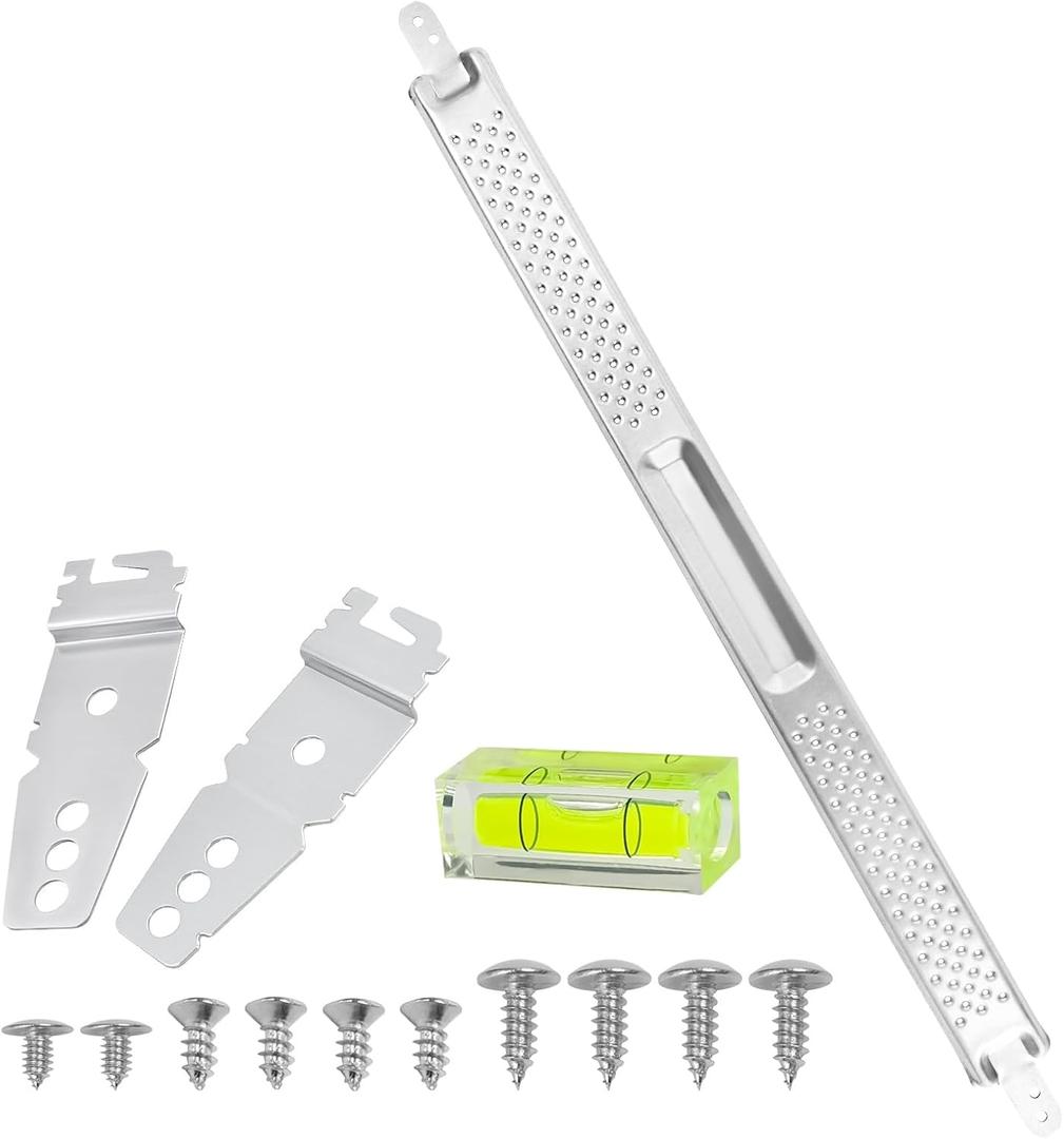 W10426979 24'' Dishwasher Mounting Bracket Kit with Column Level Fit for Whirlpool KitchenAid Maytag 24 Inch Dishwashers for Granite & Quartz Countertops Replaces AH3632890 EA3632890 PS3632890