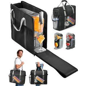BS-VOG Carrying Bag for Ninja Slushie Machine FS301 & FS300, Portable Travel Tote Storage Bag with Front-Opening Design for Frozen Drink Maker, Thick Padded Protector for Machine Accessories