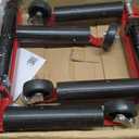 Garvee Car Wheel Dolly Set of 2, 1500 LBS Capacity Car Dolly with Hydraulic Tire Jack for Vehicle Positioning for Truck Rv Trailer, Red