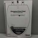 KOHLER 4636-RL-0 Cachet ReadyLatch Elongated Toilet Seat Slow Close, Soft Close Toilet Seat Quiet Lid, Contoured Grip-Tight Bumpers Installation Hardware, Apartment Essentials, White