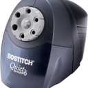 Bostitch Office QuietSharp Electric Pencil Sharpener, Heavy Duty Classroom or Office Use, Size Selector with 6 Different Sizes, Black