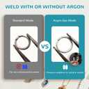 Jewelry Welder Machine, 110V Portable Pulse Argon Arc Welder for Jewelry Welding DIY Repair Tools