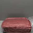 BEDELITE Fluffy Queen Comforter Set - Burgundy Fleece Soft Comforter for Queen Size Bed, Luxury Warm Bedding Set for Winter, Fuzzy Bed Set 3 Pieces (1 Comforter, 2 Pillowcases) (Queen(88"x88"))