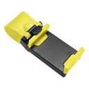 Tuxihapp Car Steering Wheel Phone Holder, Smartphone Mount Clip, Yellow