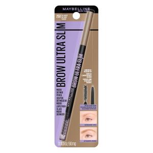 Maybelline Express Brow Ultra Slim Eyebrow Makeup, Brow Pencil with Precision Tip and Spoolie for Defined Eyebrows, Blonde, 1 Count