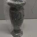 Cemetery Vase, Resin Grave Vase Memorial Flowers Vases for Home Tabletop, Artificial or Fresh Flowers, Cemetery Grave Headstone Decorations (1PC, Grey), No Draining Holes (Gray)