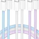 Senetem USB C Cable 10FT 3-Pack, USB A to USB Type C Long Charger Cord, 3A Fast Charging Compatible with iPhone 15 16 17 Pro, Samsung S24/S23 S22/Note 20/10, Car Play, Apple iPad Android Accessories