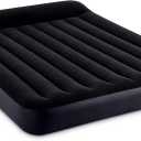 Intex Dura-Beam Standard Pillow Rest Classic Air Mattress Series with Internal Pump, Queen Size