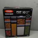 OXO Good Grips 10-Piece POP Food Storage Container Set
Varied Sizes For Pantry Organization, One-Push Airtight Seal, Store Dry Goods like Flour or Sugar, Stackable, Dishwasher Safe