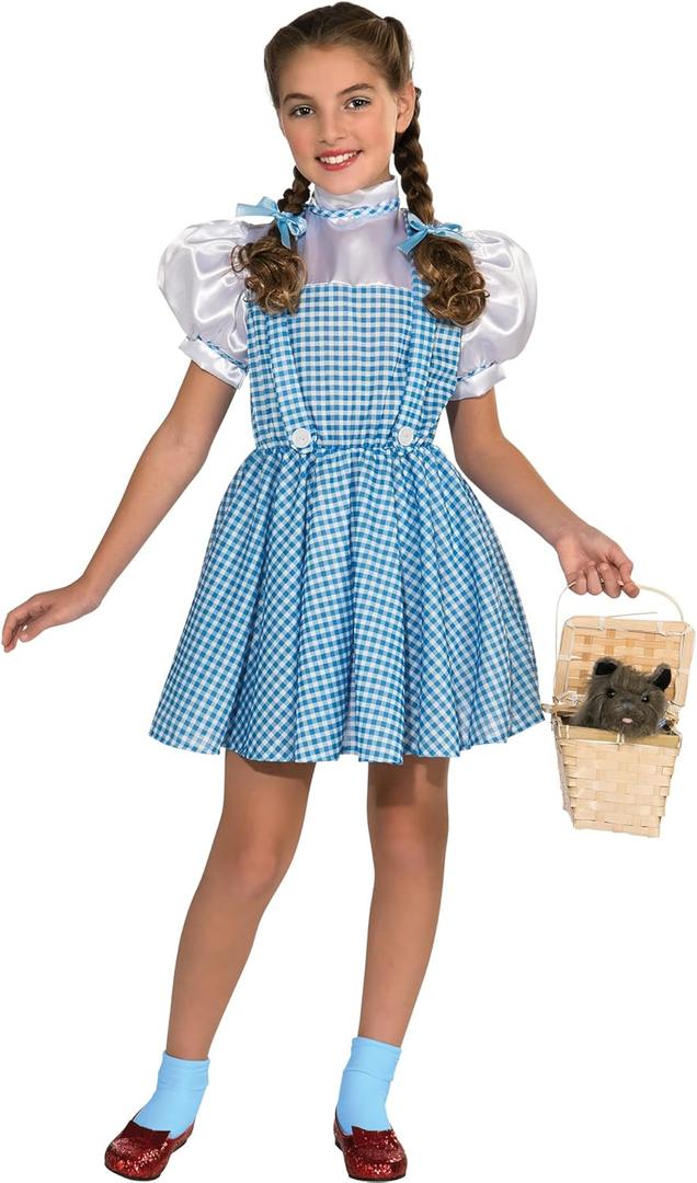 Rubies The Wizard of Oz: Dorothy Costume for Kids, Girl's Small (Large)