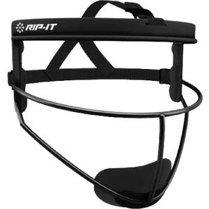RIP-IT Original Defense Softball Face Mask | Lightweight Protective Softball Fielder's Mask | Adult | Black
