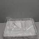 Kitsure Dish Drying Rack for Kitchen Counter, Stainless Steel Sink Organization and Storage Essentials with Cutlery Holder, Home and Appartment Decor, 12''W x 15.5''L, White