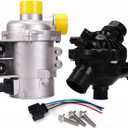 Electric Water Pump and Thermostat Kit  OEM 11517586925 11517563183  Compatible with 128i 325i 328i 330i 525i 528i 530i X3 X5 Z4 N52 Engine 20062013