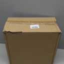 Transparent Trash Can, Bathroom Trash Cans with Lids, 3.5 Gallon Garbage Can for Bedroom, Office, Plastic Slim Waste Basket with Press Top Lid, 15L Clear Trash Bin for Home, Kitchen (Gray)