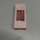 2 x 2PCS Lip Liner and Lipstick Combo Set, 2 in 2 Waterproof Lip Liner Long Lasting Lipstick Set, Matte Lipliner Pencil & Hydrating Lip Gloss Makeup Kits for Women (208)