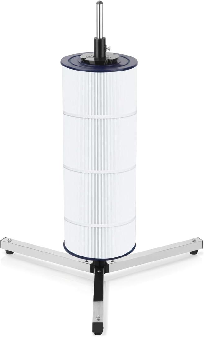 Cleaning Stand for 3 & 4 Inch Cartridges - Stainless Steel Pool Cartridges Cleaning Tool