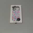 Clear TPU Phone Case Cover for iPhone 17 Pro with Design, Drop Protection, Floral Case for Girl Women, Flower1