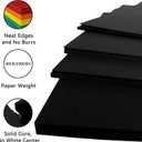 11x17 Black Card Stock, 100 Sheets, 80lb Thick, A3 Paper, Poster Paper, Display Board for Art & Crafts, Exhibits
