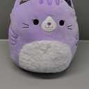 Squishmallows Original 14-Inch Analea Purple Tabby Caticorn with Fuzzy White Belly - Official Jazwares Large Plush