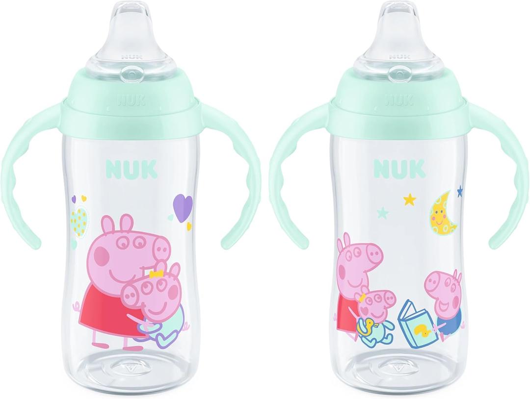 NUK Peppa Pig Learner Cup, 10 oz, 2 Pack