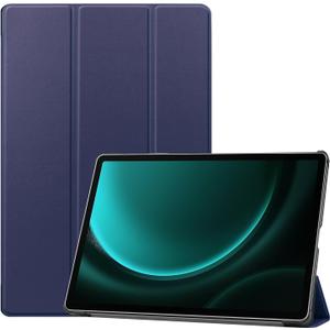 Smart Case for Samsung Galaxy Tab S10+ 2024/Tab S9 FE+/S9+ 2023 12.4-Inch, Ratesell Lightweight Trifold Stand Smart Case Cover with Auto Wake/Sleep Navy Blue
