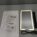 Led Sun Visor Vanity Mirror, Upgraded Large Car Mirrors with Lights, Dimmable Light up Vanity Makeup Mirror for Car,Rechargeable Universal Rear View Visor Mirrors