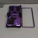 TONGATE Magnetic Stand for Samsung Galaxy S25 Ultra Case with Privacy Screen Protector, [Compatible with Magsafe] [Military Drop Protection] S25 Ultra Case with Camera Cover & Belt Clip,Purple Privacy